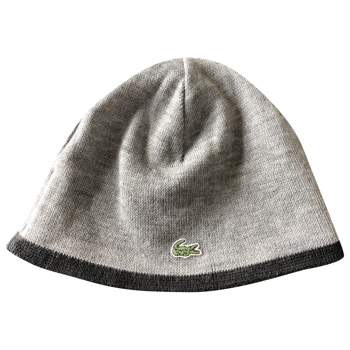 Wool beanie Lacoste Black size S 